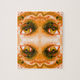 Eyes of a Mirror Jigsaw Puzzle