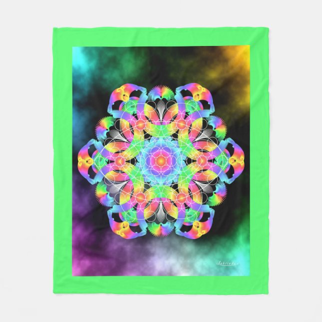 Eyes of Appreciation Fleece Blanket (Front)