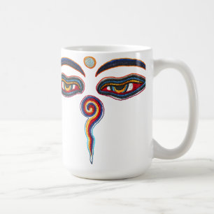 Eyes Of Buddha / Augen der Weisheit Coffee Mug