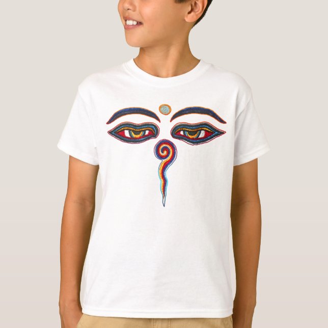 Eyes Of Buddha / Augen der Weisheit T-Shirt (Front)