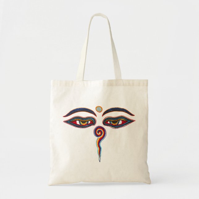 Eyes Of Buddha / Augen der Weisheit Tote Bag (Front)