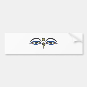 Eyes Of Buddha Bumper Sticker