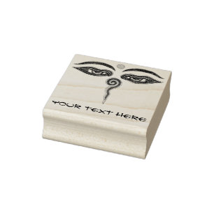 Eyes of Buddha + your ideas Rubber Stamp