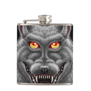 Eyes of the Beast Hip Flask