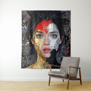 Eyes Of The Ember – “Embers Portrait” Tapestry