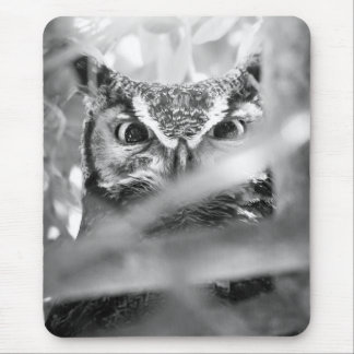 Eyes of the Forest (Great Horned Owl) Mouse Pad