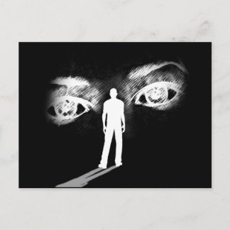 Eyes Of the Goddess post card (black)