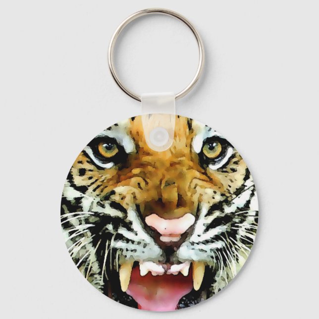 Eyes of Tiger Key Ring (Front)