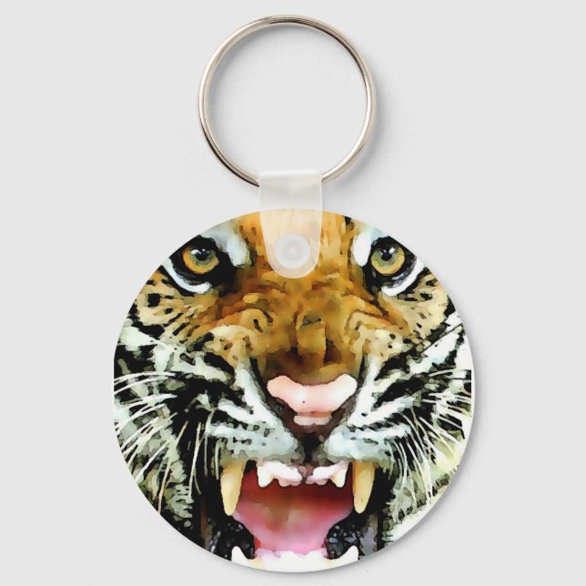 Eyes of Tiger Key Ring (Front)