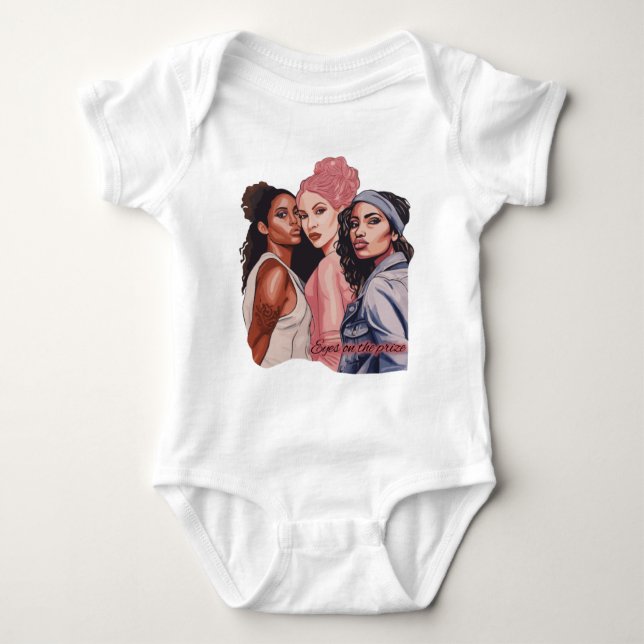 Eyes on the Prize Baby Bodysuit (Front)