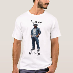 Eyes on the Prize Dog Warrior T-Shirt
