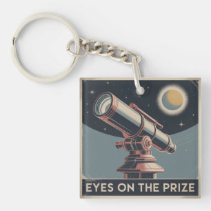 Eyes On The Prize Key Ring
