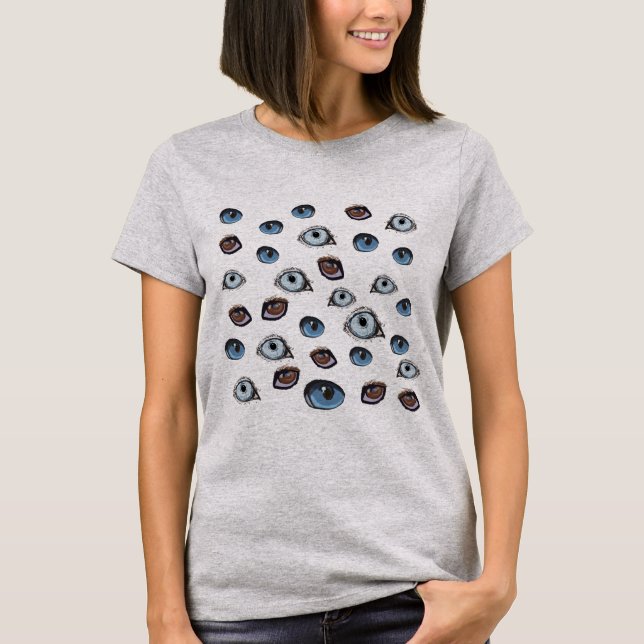 Eyes Pattern T-Shirt (Front)