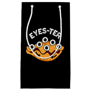 Eyes-ter Funny Oyster Pun Dark BG Small Gift Bag