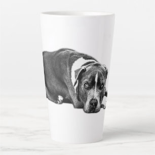 Eyes That Speak Loyalty Pitbull Mix Mug