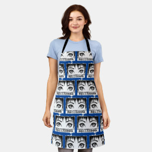 Eyes, The Window To The Soul, Manga Illustration Apron