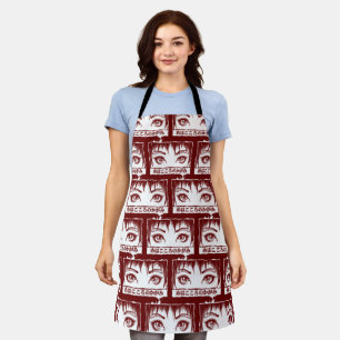 Eyes, The Window To The Soul, Manga Illustration Apron