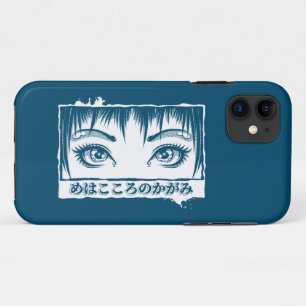 Eyes, The Window To The Soul, Manga Illustration iPhone 11 Case