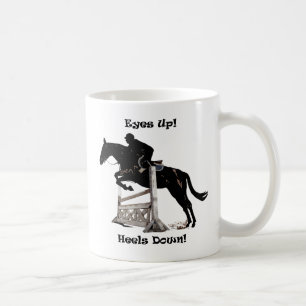 Eyes Up! Heels Down! Horse Coffee Mug
