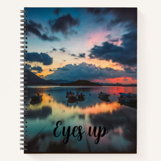 Eyes Up Inspirational | Sunset Reflection Journal