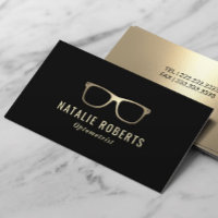 Eyewear Eye Glasses Optometrist Modern Black Gold