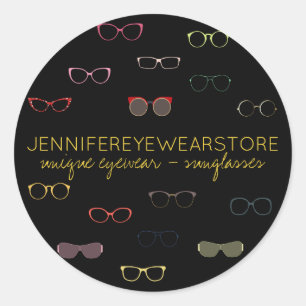 Eyewear Specialist sunglasses store Classic Round Sticker