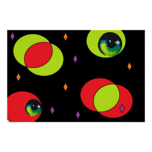 Eyezeen - Ken Gage Abstract Art Poster