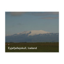 Eyjafjallajokull Iceland Postcard