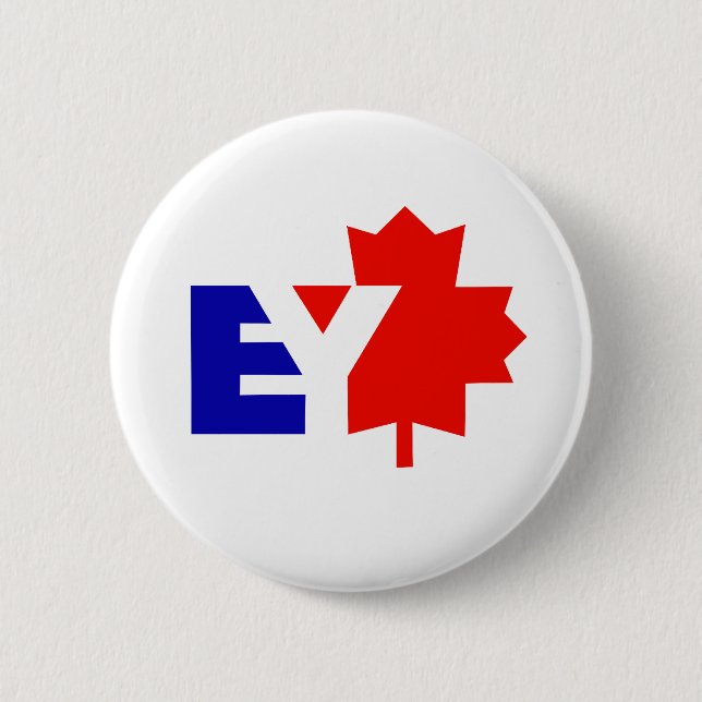 eylogo 6 cm round badge (Front)