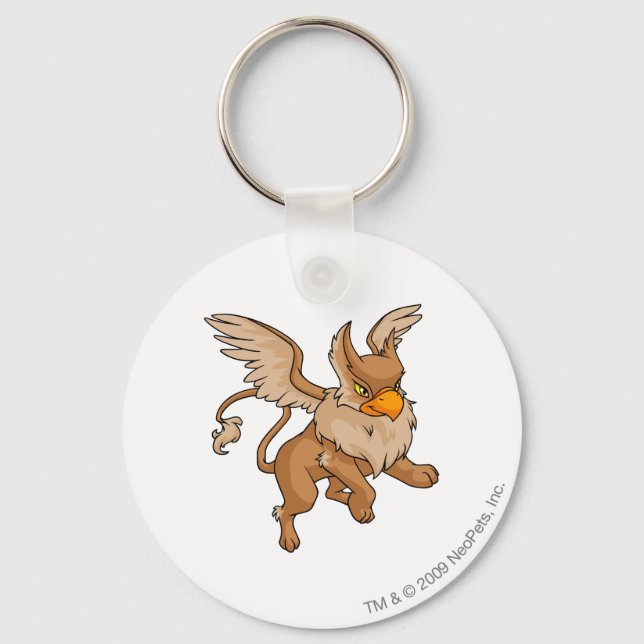 Eyrie Brown Key Ring (Front)