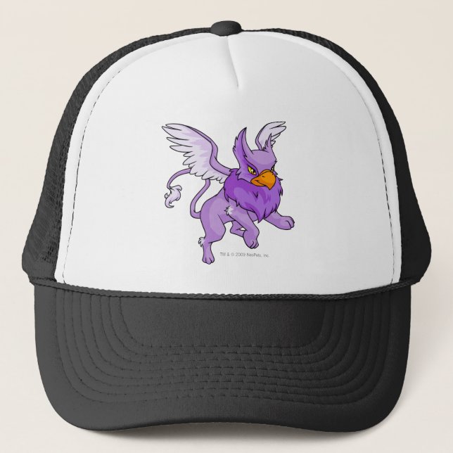 Eyrie Purple Trucker Hat (Front)