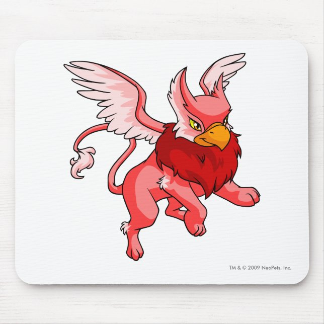 Eyrie Red Mouse Pad (Front)
