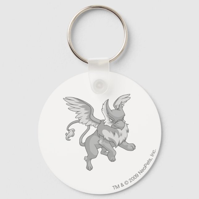 Eyrie Silver Key Ring (Front)