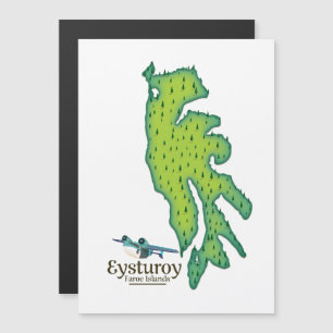 Eysturoy Faroe Islands Travel map
