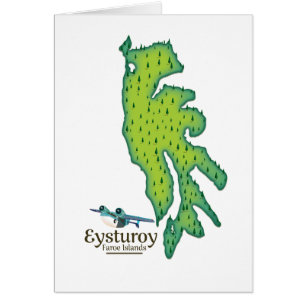 Eysturoy Faroe Islands Travel map