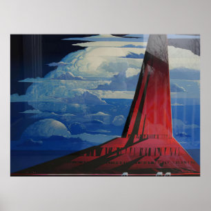 Eyvind Earle - Silent Thunder - 1986; United Stat Poster