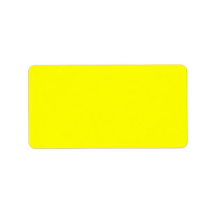 EZ-C Bold Yellow Inkjet Labels