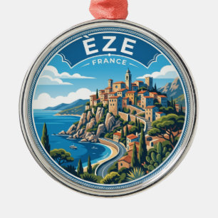 Èze, France France Metal Ornament