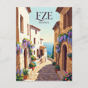 Eze, France France Postcard