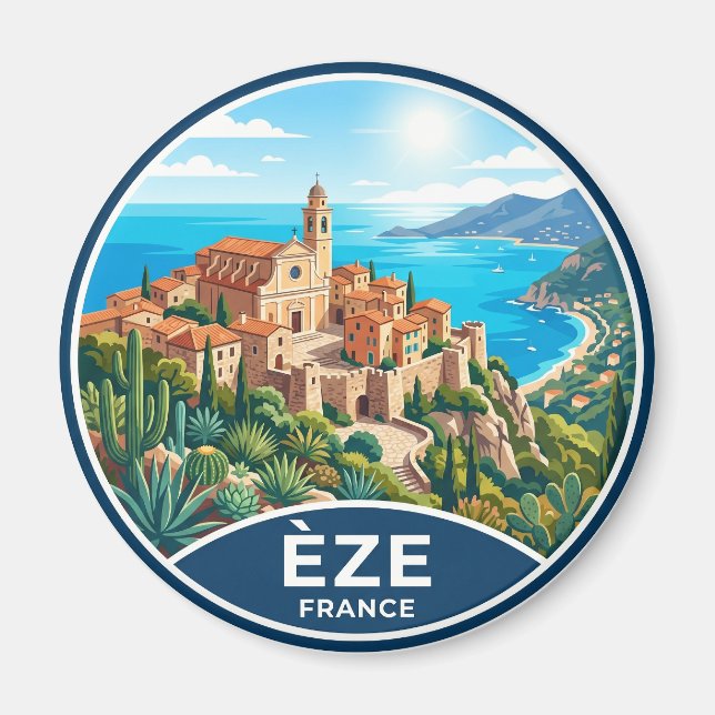 Eze France Magnet (Front)