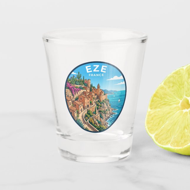 Eze France Shot Glass (Front)