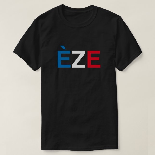 EZE French Flag Essential T-Shirt (Design Front)