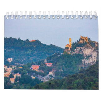 Eze Mediaeval Village, French Riviera Calendar