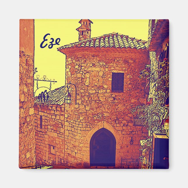 Eze, Provence Magnet (Front)