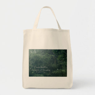 Ezekiel 34:26 There shall be showers of blessing. Tote Bag