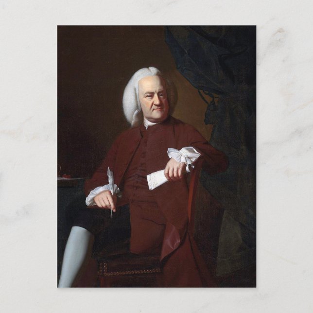 Ezekiel Goldthwait, by John Singleton Copley Postcard (Front)