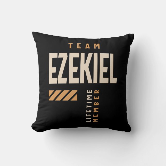Ezekiel Personalised Name - Funny Ezekiel Cushion (Front)