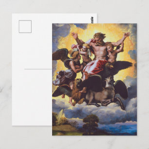 Ezekiel's Vision Raphael Postcard