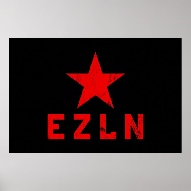 EZLN - Ejército Zapatista de Liberación Nacional Poster (Front)