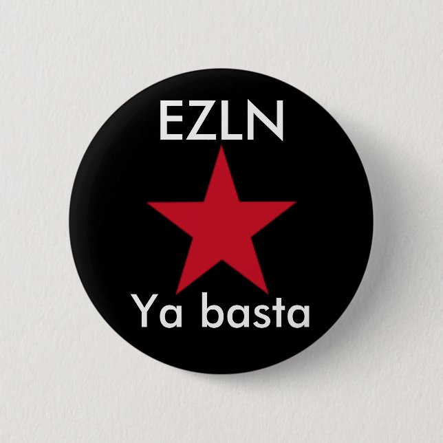 EZLN flair 6 Cm Round Badge (Front)